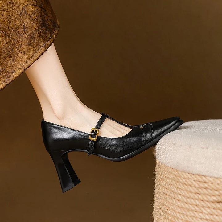 Muse & Valeur | Genuine Leather Heels for Women