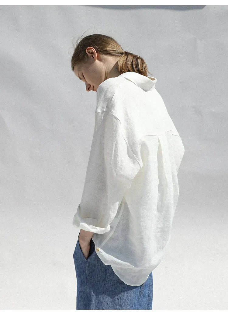 Muse and Valeur | Oversized Linen Blouse