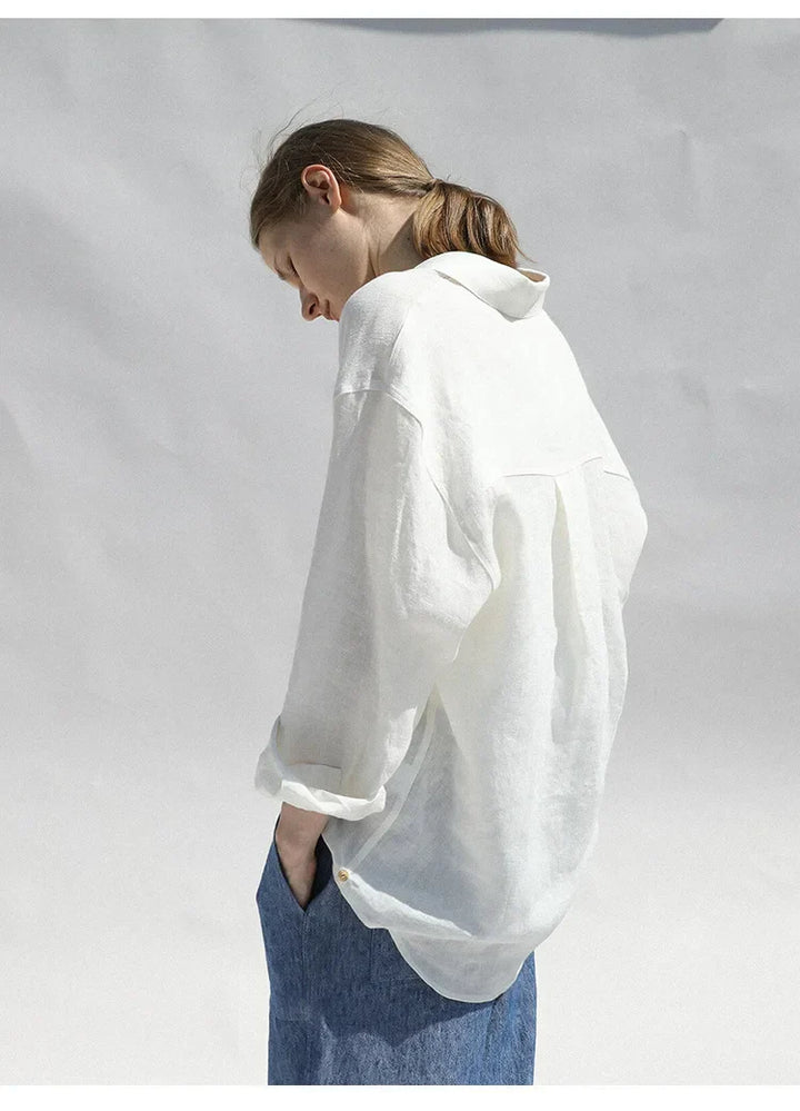 Muse and Valeur | Oversized Linen Blouse