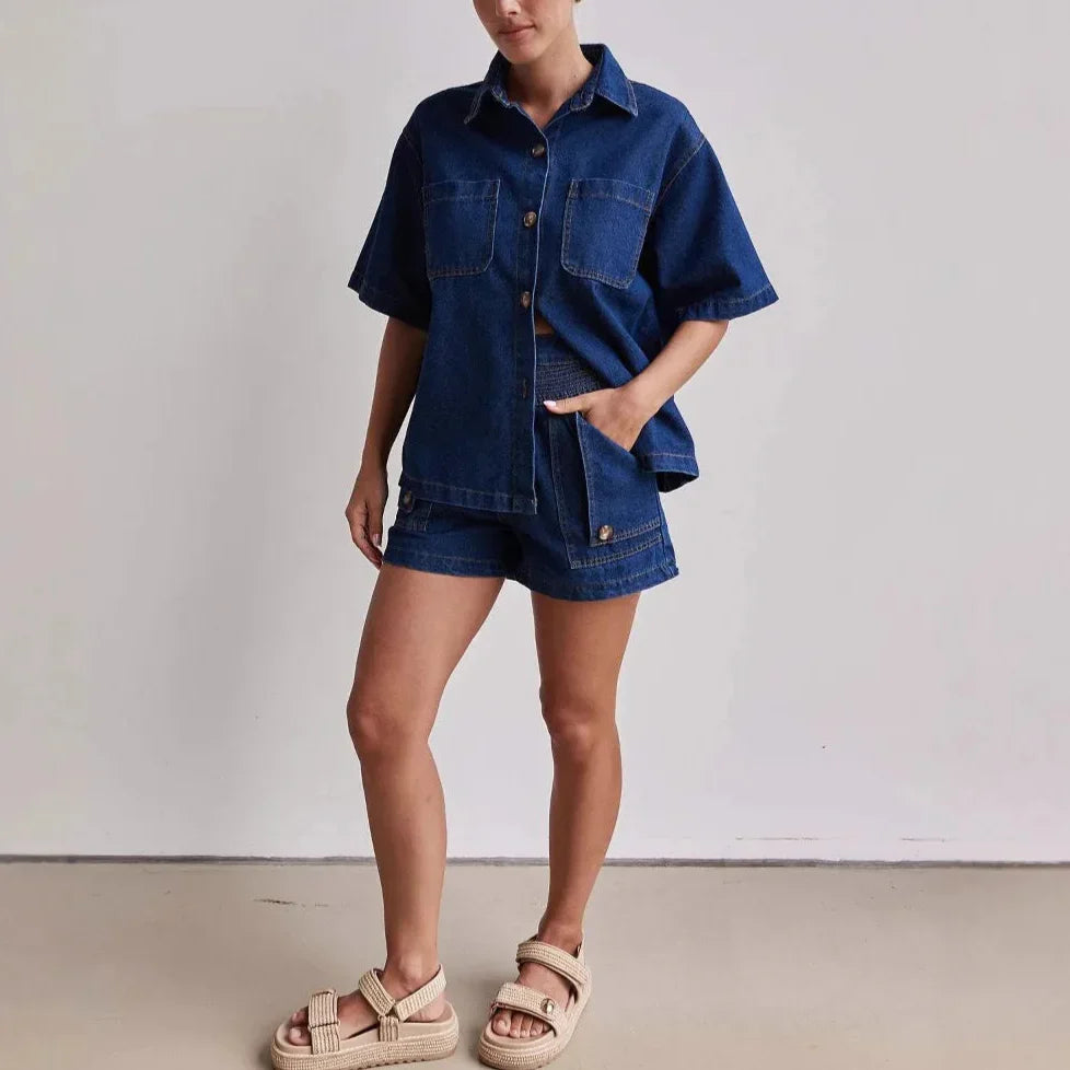 Muse and Valeur | Denim Set - 100% Cotton