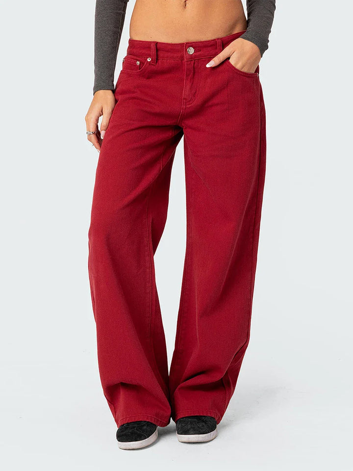 Muse & Valeur | Straight Jeans for Women in Denim Blue