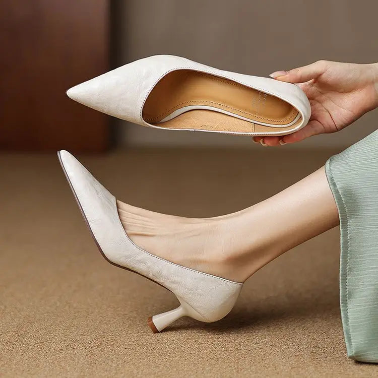 Muse & Valeur | Genuine Leather Heels for Women