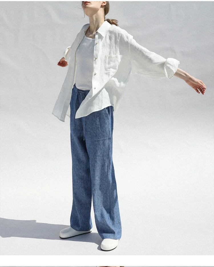Muse and Valeur | Oversized Linen Blouse