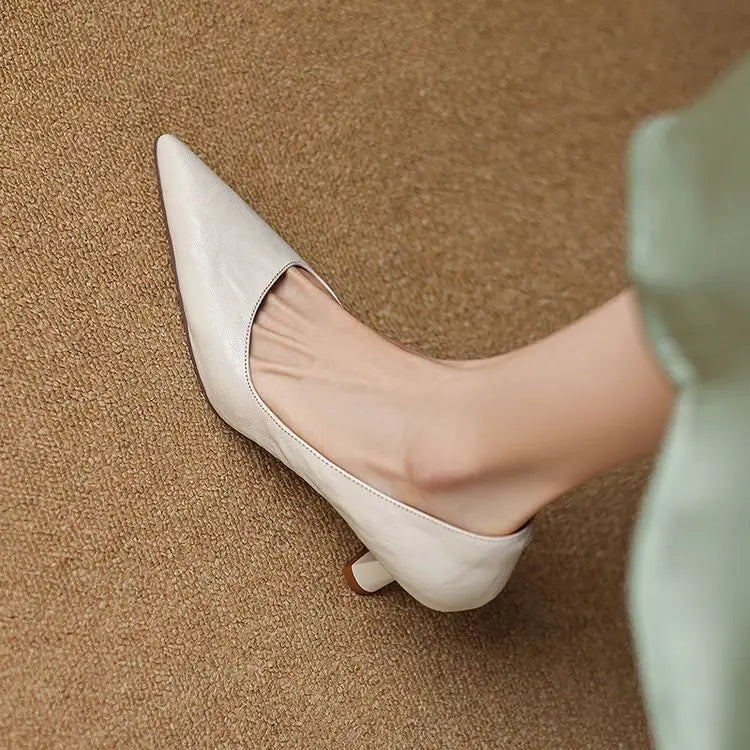 Muse & Valeur | Genuine Leather Heels for Women