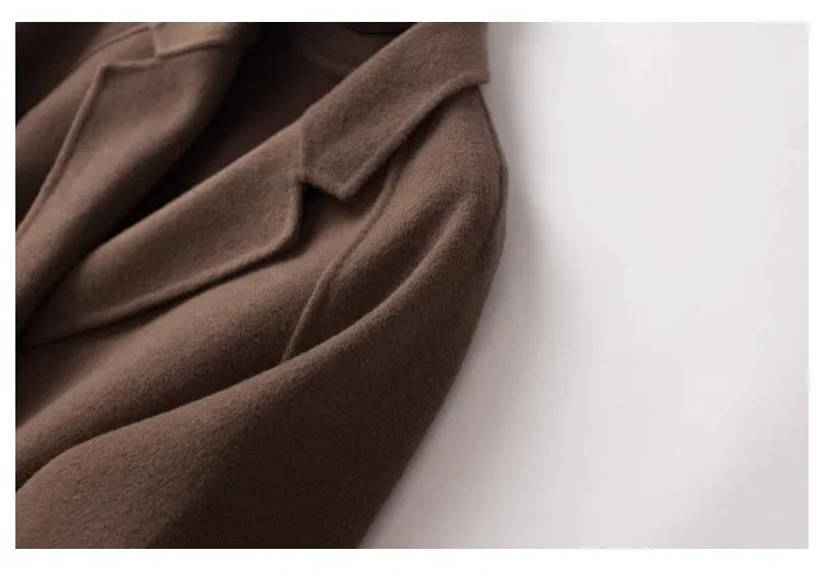 Muse and Valeur | Wool Herringbone Coat