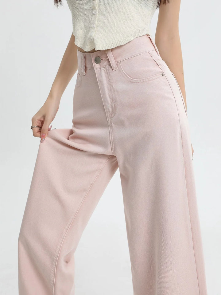 Muse & Valeur | Pink Denim Jeans for Women