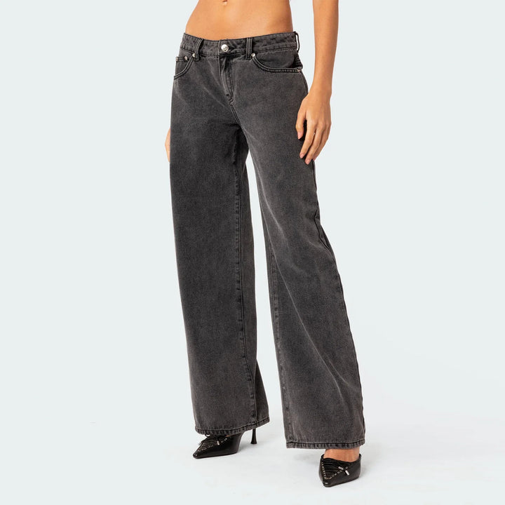 Muse & Valeur | Straight Jeans for Women in Denim Blue
