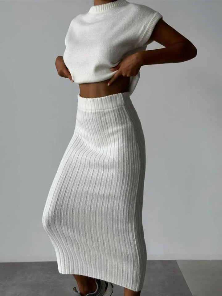 Muse and Valeur | Rib Sleeveless Set