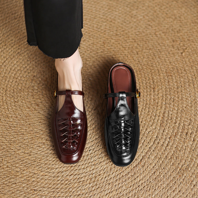 Muse & Valeur | Genuine Leather Mules for Women