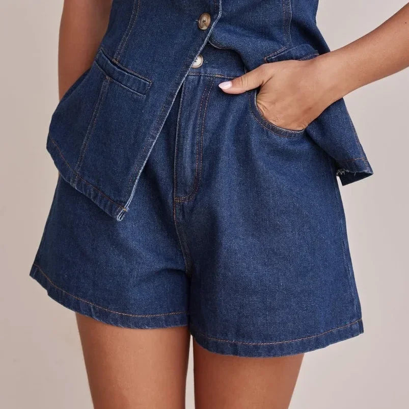 Muse and Valeur | Denim Set - 100% Cotton