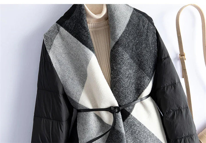 Muse and Valeur | Wool-Panel Down Coat
