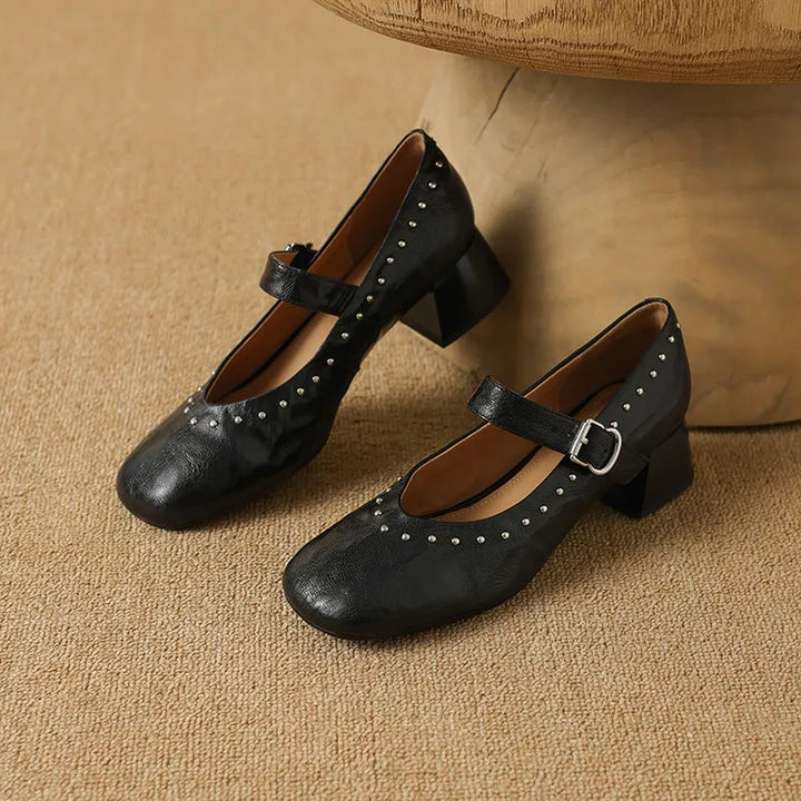 Muse & Valeur | Genuine Leather Heels for Women