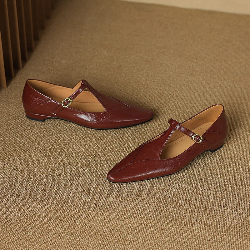 Muse & Valeur | Genuine Leather Flats for Women