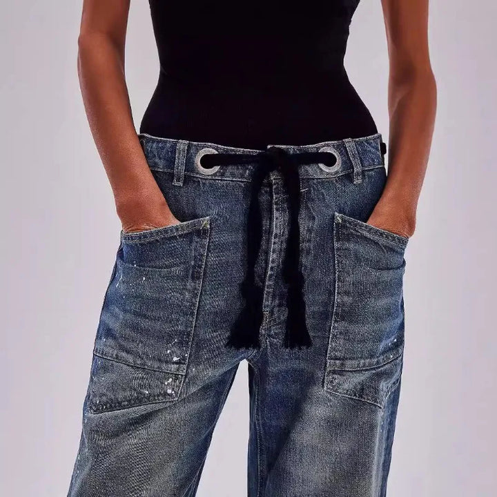 Muse & Valeur | Artisan Pants for Women in Natural Fabric, Relaxed Fit, Beige