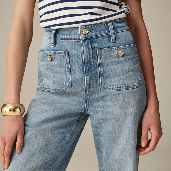 Muse & Valeur | Classic Wide-Leg Jean for Women in Denim