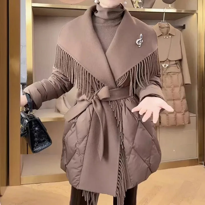 Muse and Valeur | Fringe Down Coat