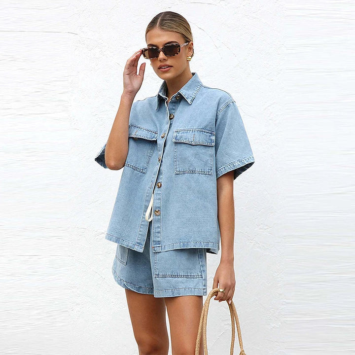 Muse and Valeur | Denim 2-Piece Set
