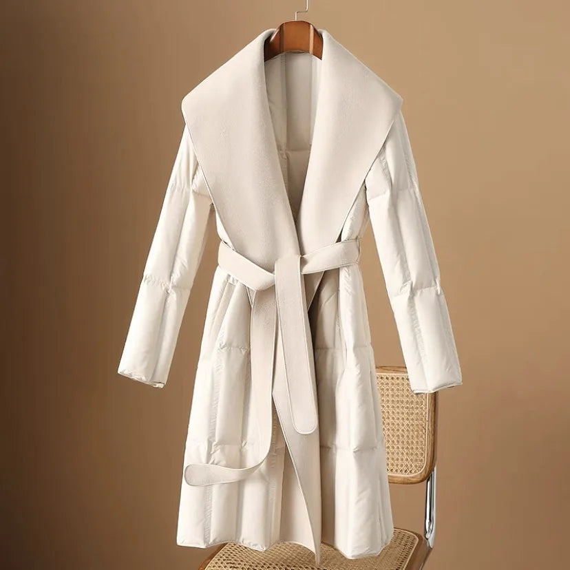Muse and Valeur | Wool-Collar Down Coat