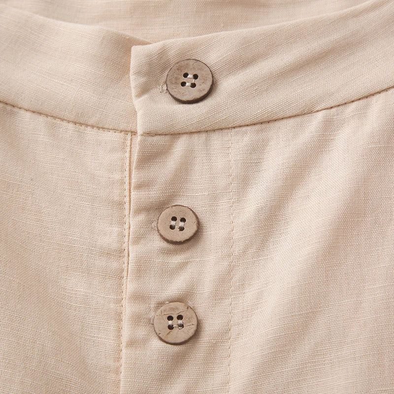 Muse & Valeur | Cotton Wide-Leg Pant for Women in Natural