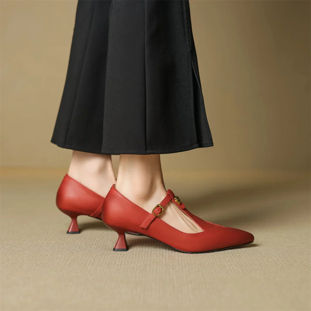 Muse & Valeur | Genuine Leather Heels for Women