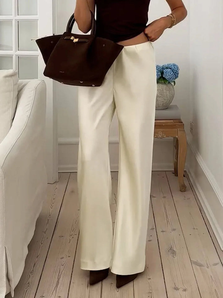 Muse & Valeur | Silk Lounge Trousers for Women in Black