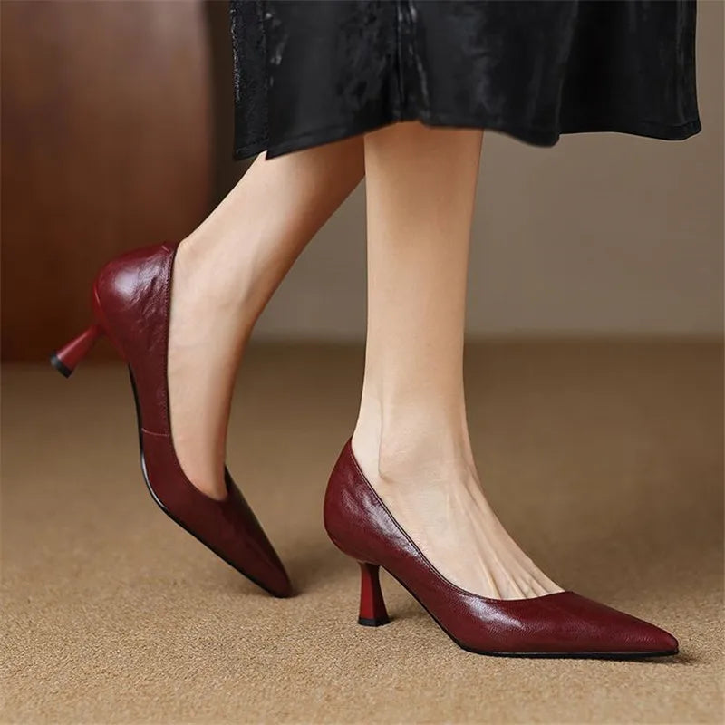 Muse & Valeur | Genuine Leather Heels for Women