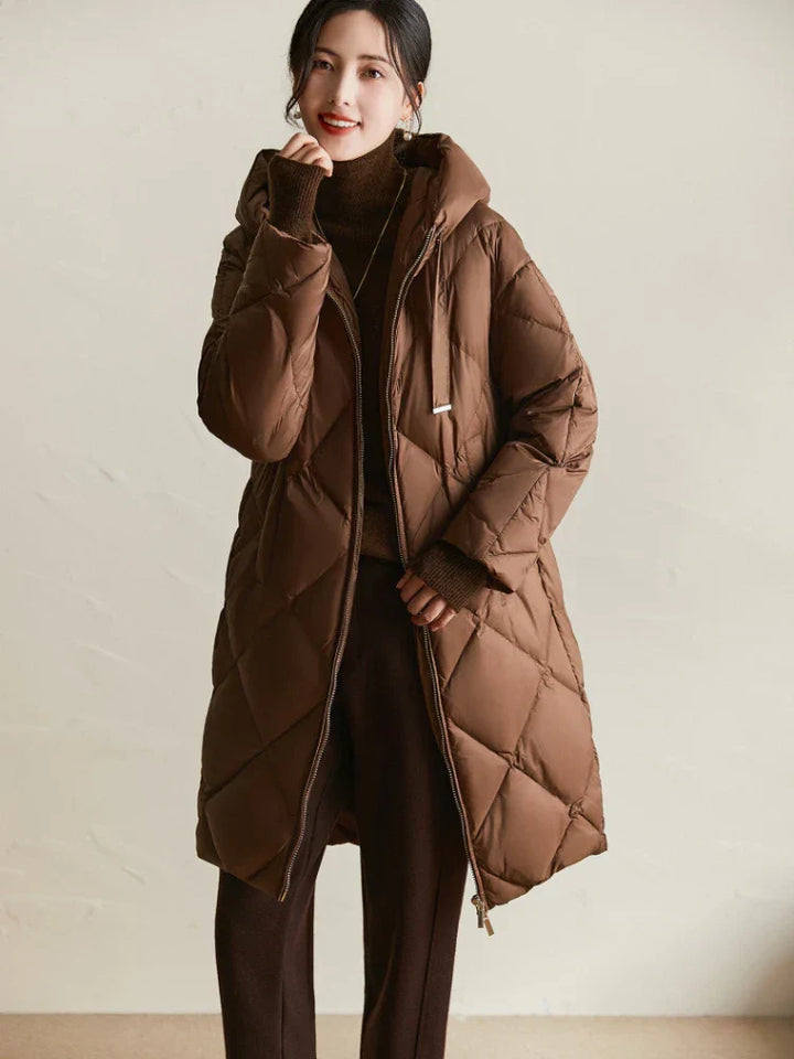 Muse and Valeur | Quilted Hooded Down Coat