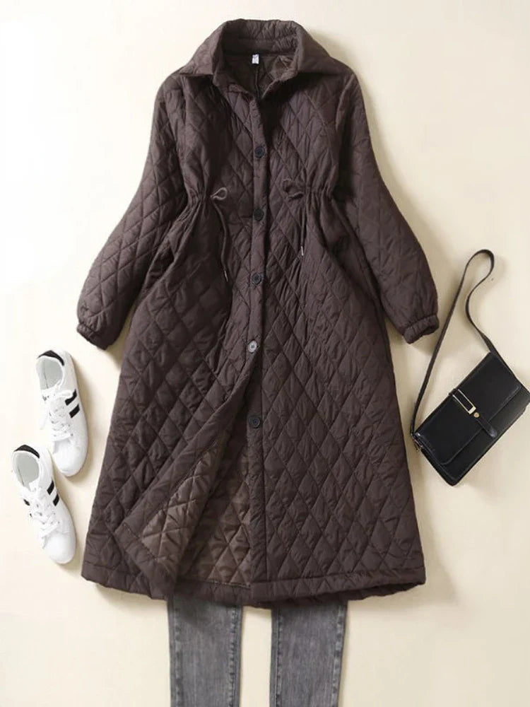Muse and Valeur | Quilted Long Coat