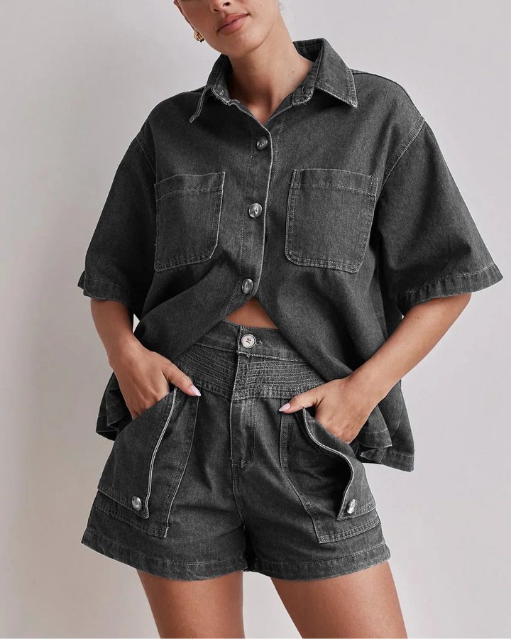 Muse and Valeur | Denim Set - 100% Cotton