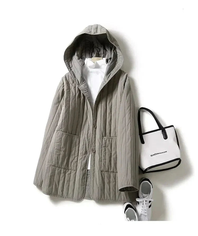 Muse and Valeur | Quilted Hooded Coat
