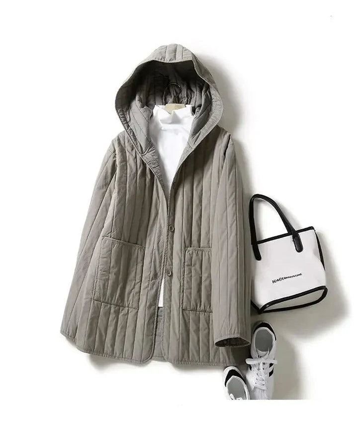 Muse and Valeur | Quilted Hooded Coat