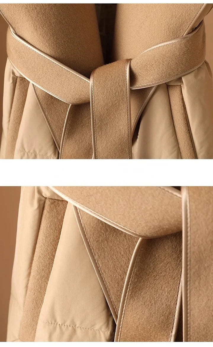 Muse and Valeur | Wool-Collar Down Coat