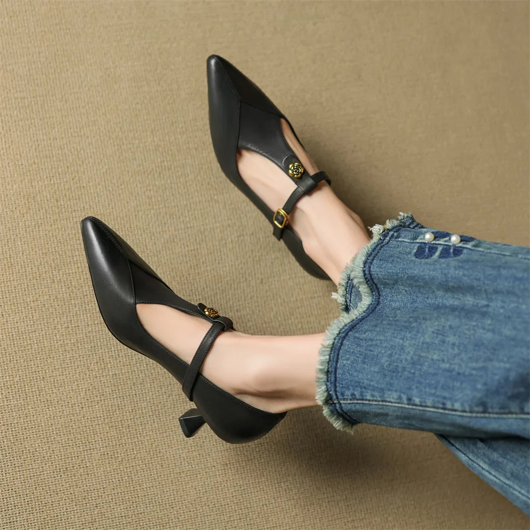 Muse & Valeur | Genuine Leather Heels for Women