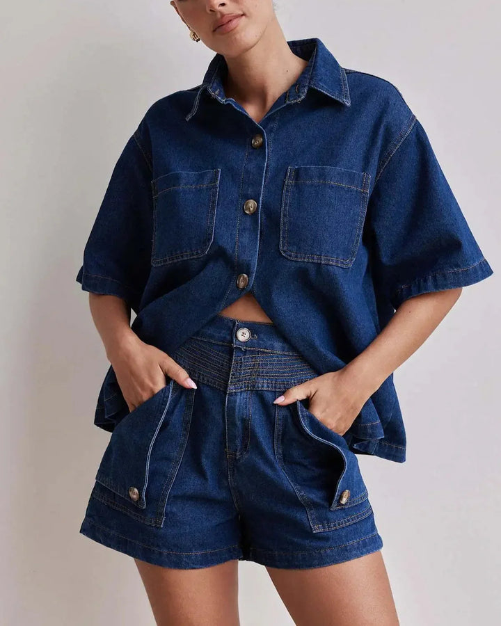 Muse and Valeur | Denim Set - 100% Cotton