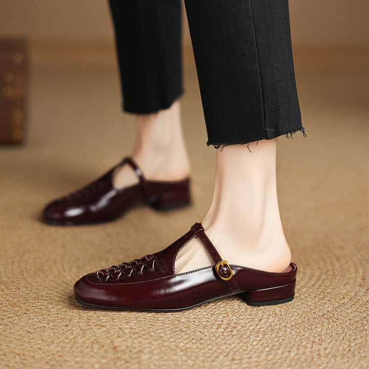 Muse & Valeur | Genuine Leather Mules for Women