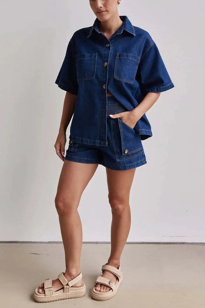 Muse and Valeur | Denim Set - 100% Cotton