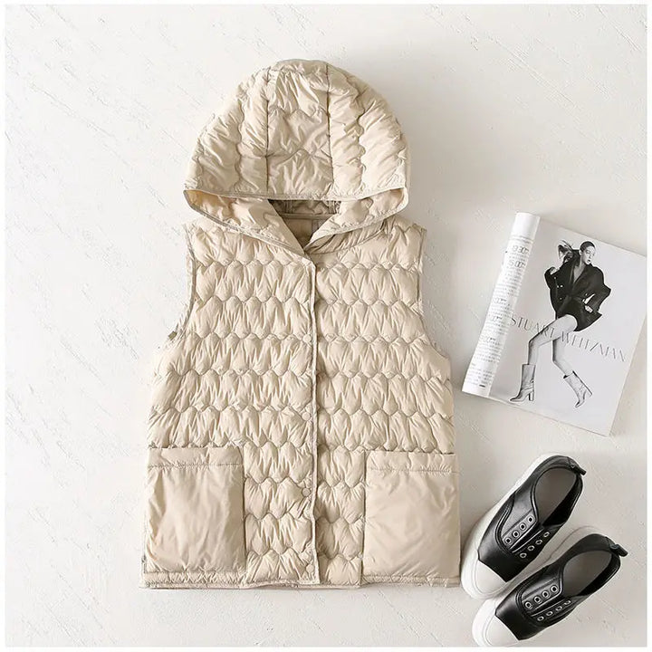 Muse and Valeur | Puffer Vest in Gold