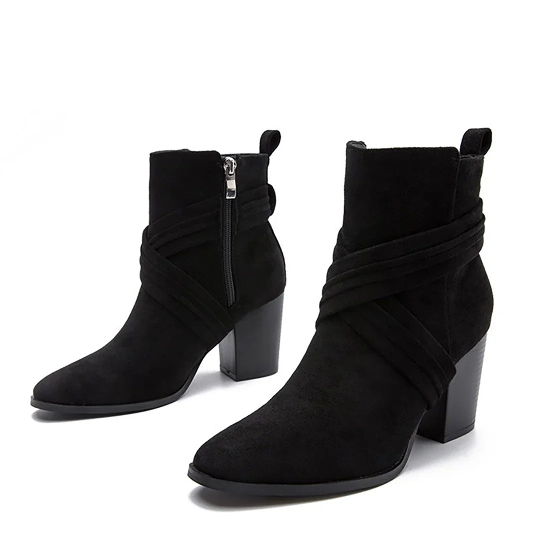 Muse & Valeur | Ankle Boots for Women in Black Leather