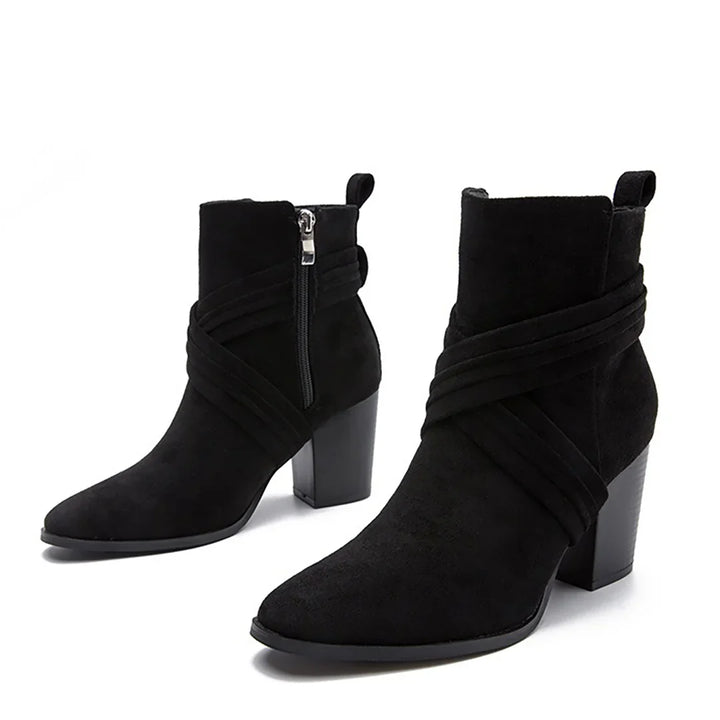 Muse & Valeur | Ankle Boots for Women in Black Leather