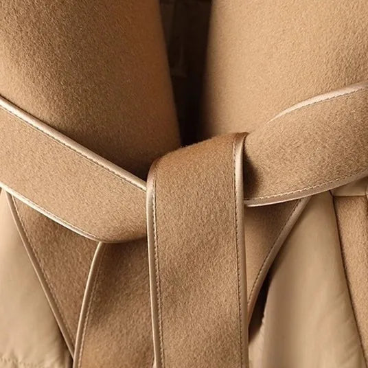 Muse and Valeur | Wool-Collar Down Coat