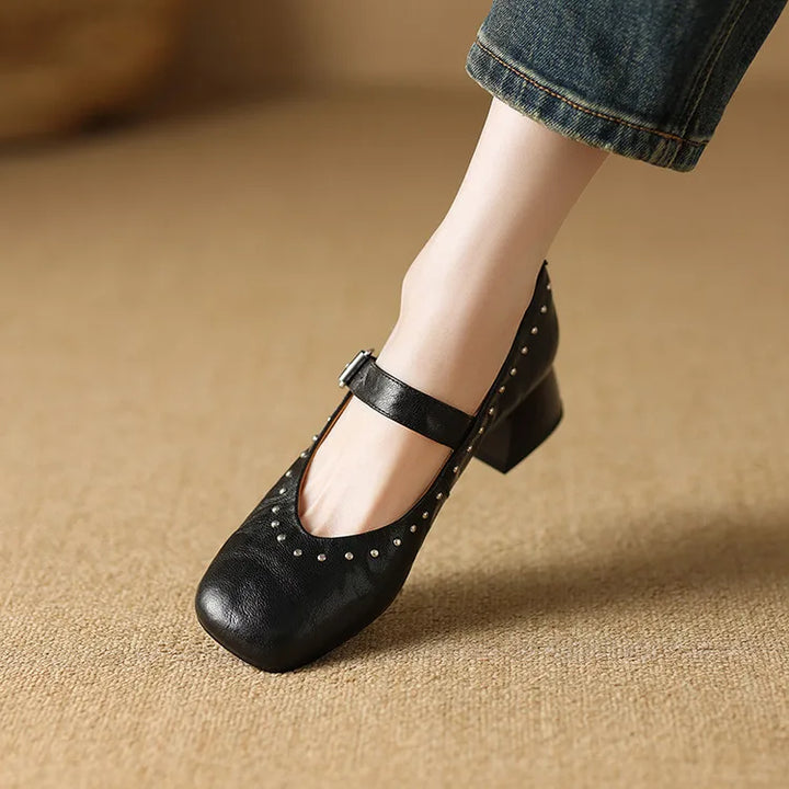 Muse & Valeur | Genuine Leather Heels for Women