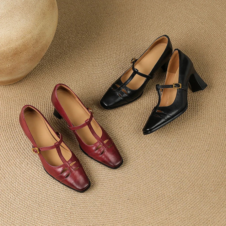 Muse & Valeur | Genuine Leather Heels for Women