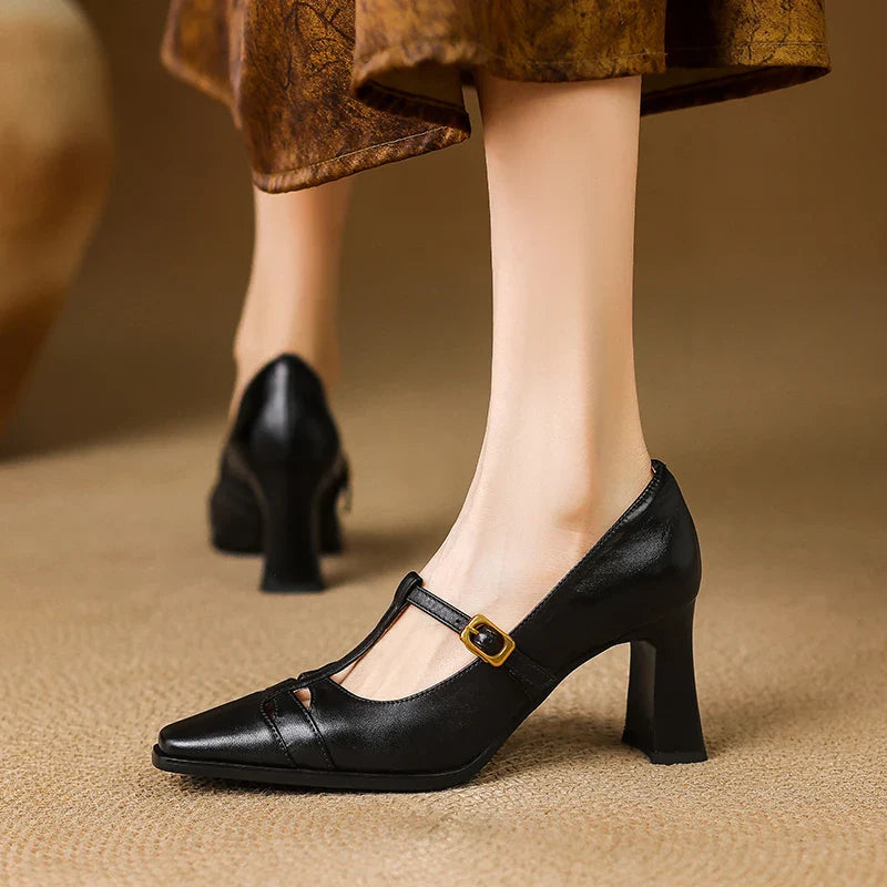 Muse & Valeur | Genuine Leather Heels for Women