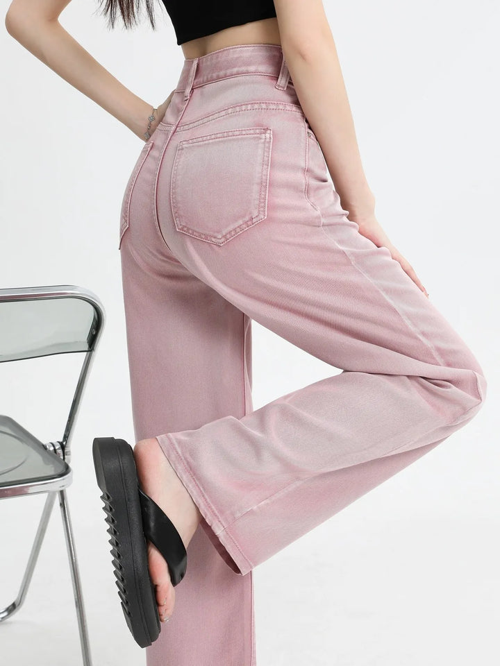 Muse & Valeur | Pink Denim Jeans for Women