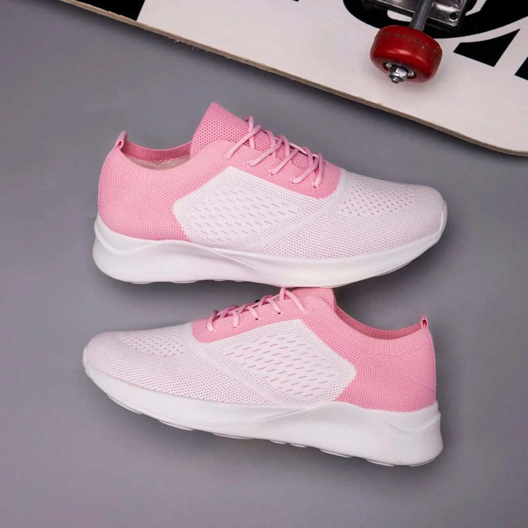 Muse & Valeur | Sneakers for Women in White Leather, Casual Fit