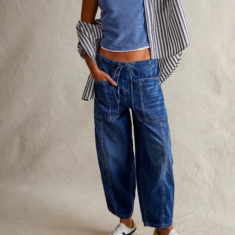 Muse & Valeur | Weekend Jean for Women in Denim, Slim Fit, Blue