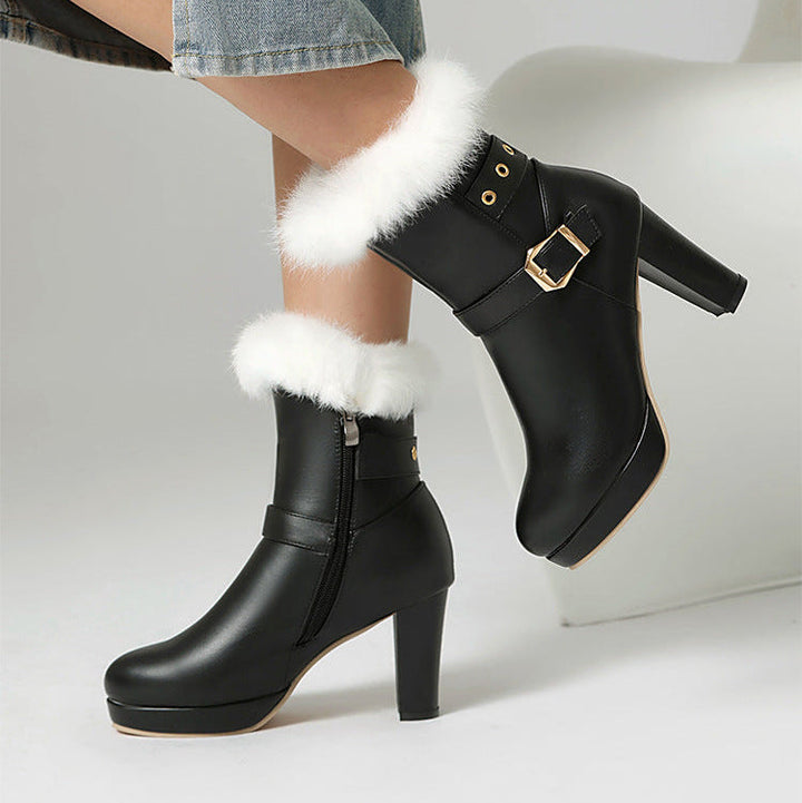 Muse & Valeur | Leather Ankle Boots for Women in Black