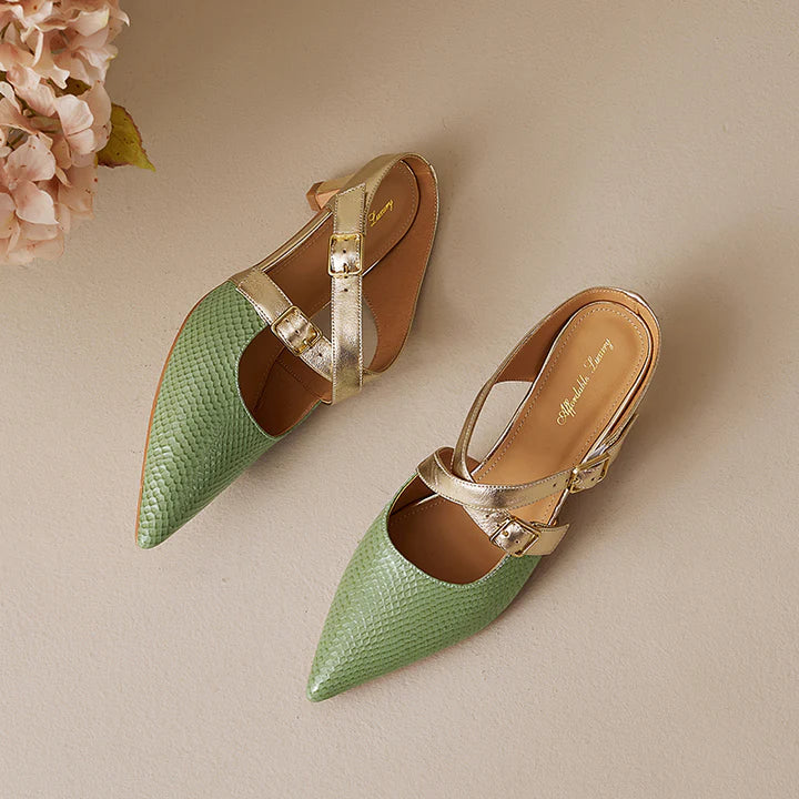 Muse & Valeur | Genuine Leather Mules for Women