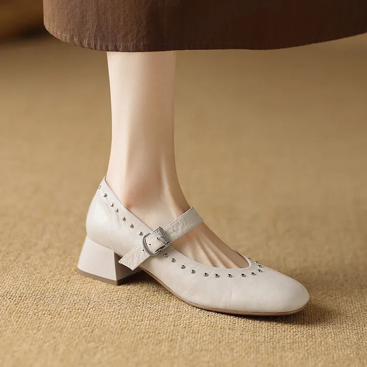 Muse & Valeur | Genuine Leather Heels for Women