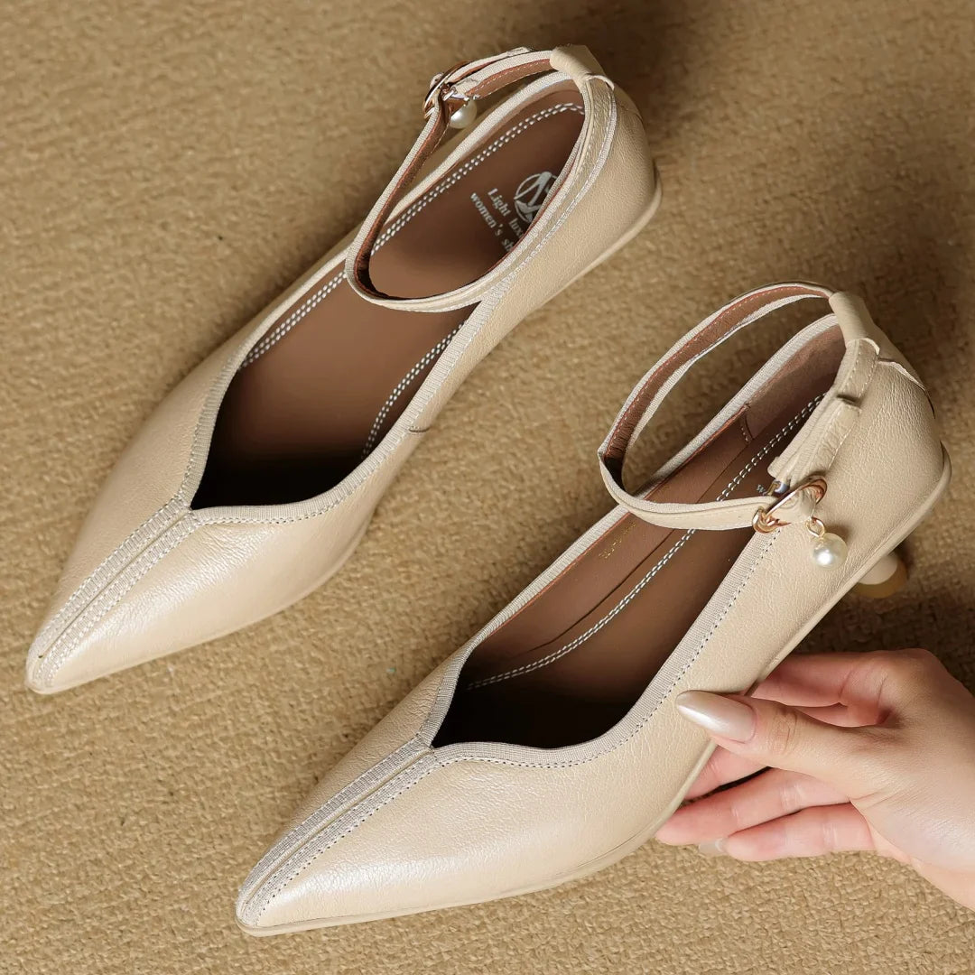 Muse & Valeur | Genuine Leather Heels for Women